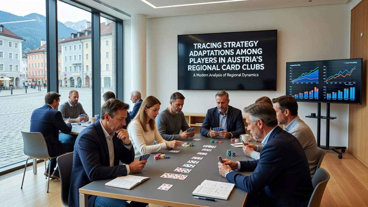Close-up of strategy notes and digital devices on a card table during a regional club session